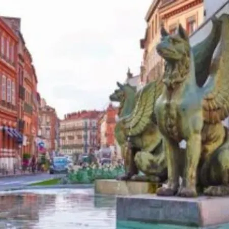 Grand T2 Climatise Proche Place Dupuy Тулуза