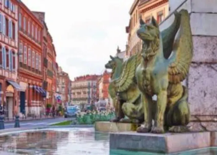 Grand T2 Climatise Proche Place Dupuy トゥールーズ